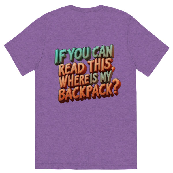 Where is my Backpack - Short sleeve t-shirt